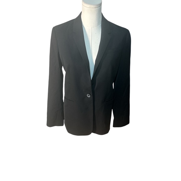Everlane One Button Blazer Women’s Black Tailored Work Jacket Size 4 - Picture 2 of 8